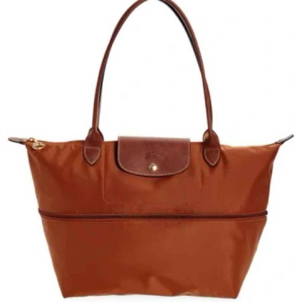Longchamp LePilage Cognac Shoulder bag (expandable)